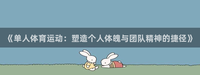 米兰体育官方正版app五金厂：《单人体育运动：塑造个人体魄与