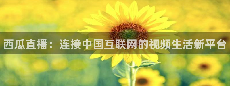 857直播：西瓜直播：连接中国互联网的视频生活新平台