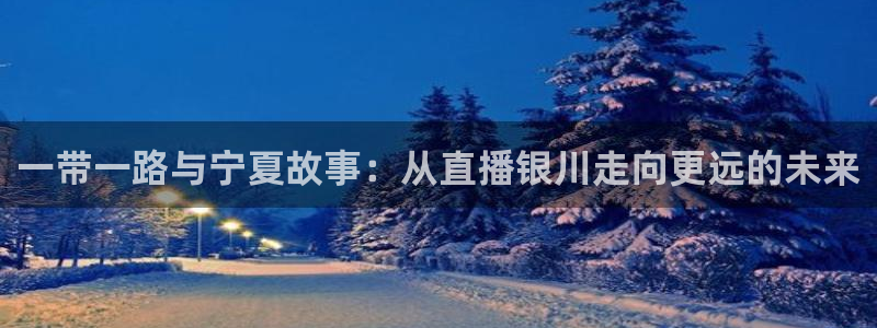 857足球比赛直播免费：一带一路与宁夏故事：从直播银川走向更远的未来
